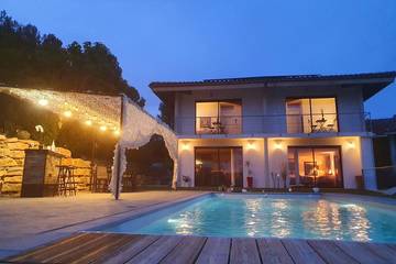 Ferienhaus für 8 Personen, mit Garten in La Cadière-d'Azur