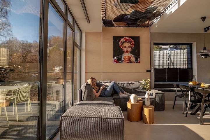 Ferienhaus für 7 Personen, mit Whirlpool und Garten sowie Sauna - 1