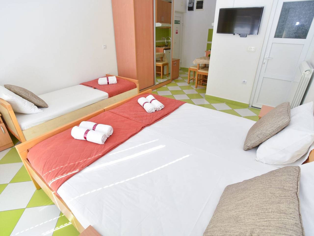 Cały apartament, Studio-Apartment mit Balkon in Tivat, Bay of Kotor
