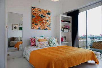 Gîte pour 2 personnes, avec balcon et vue à Ixelles-Elsene