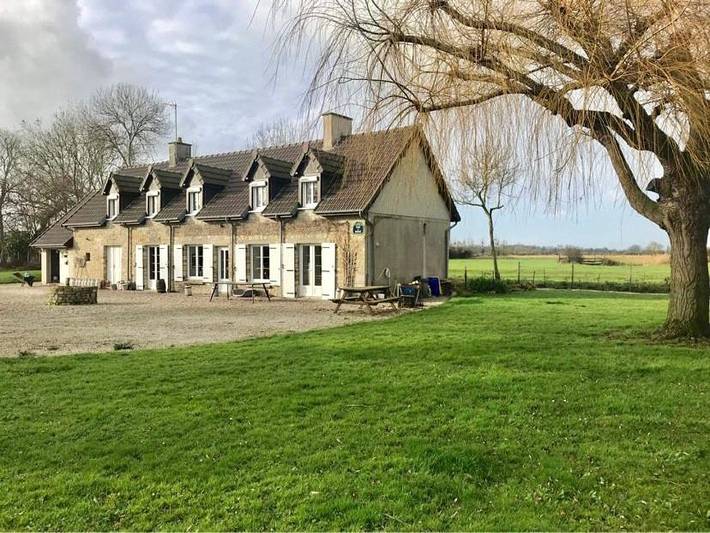 Gîte pour 2 personnes, avec vue et jardin à Les Veys