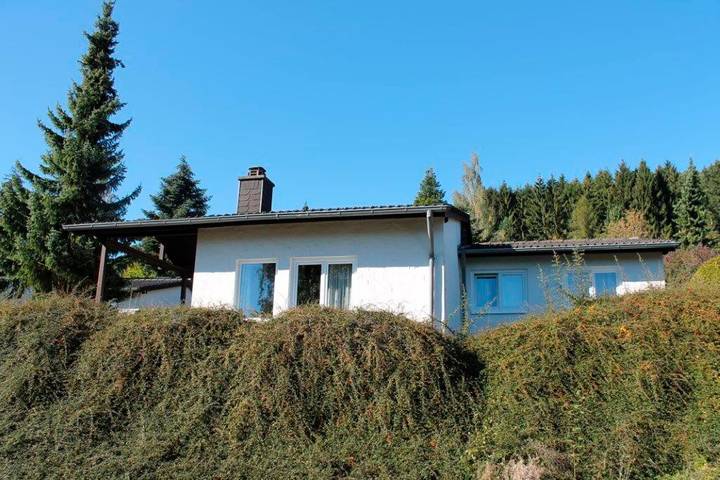 Ferienhaus für 5 Personen, mit Terrasse und Garten sowie Ausblick in Biersdorf am See