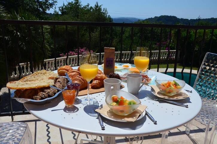 Maison d’hôte pour 2 personnes, avec jacuzzi et jardin ainsi que piscine et terrasse dans les Alpes maritimes - 3