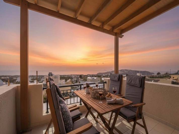 Gîte pour 4 personnes, avec balcon/terrasse à Megalochori - 3