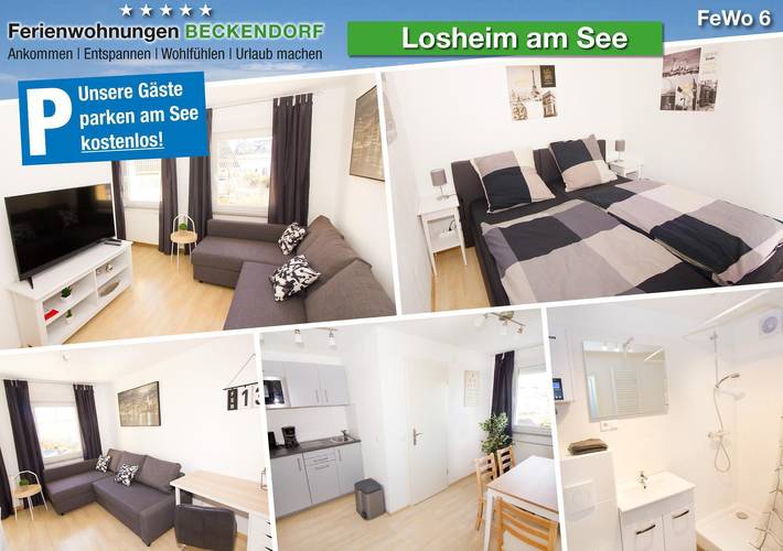 Ferienwohnung für 4 Personen, mit Balkon und Terrasse