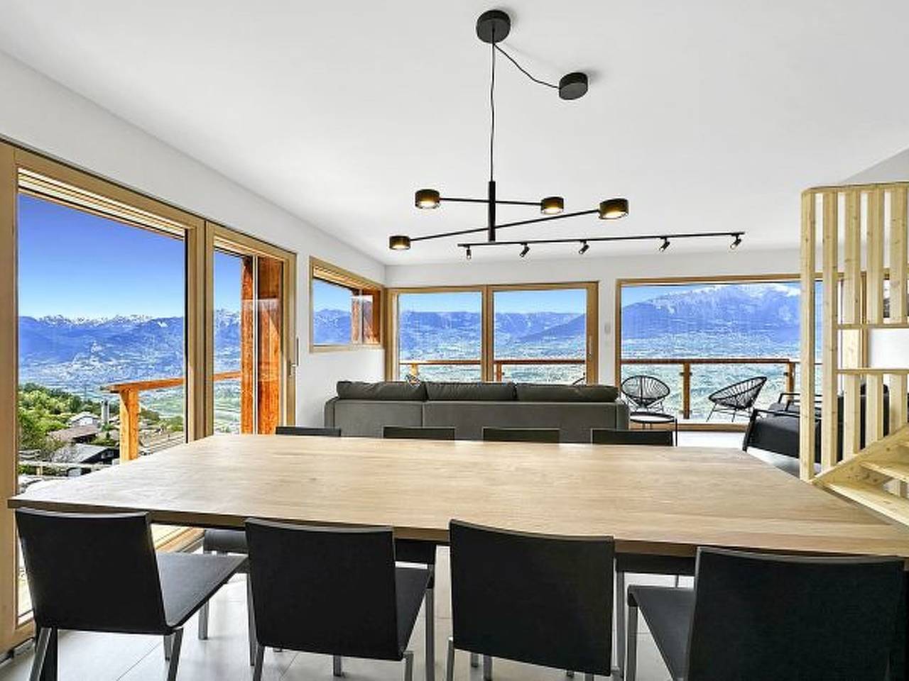 Ferienhaus für 6 Personen mit Terrasse in Les Agettes, Walliser Alpen