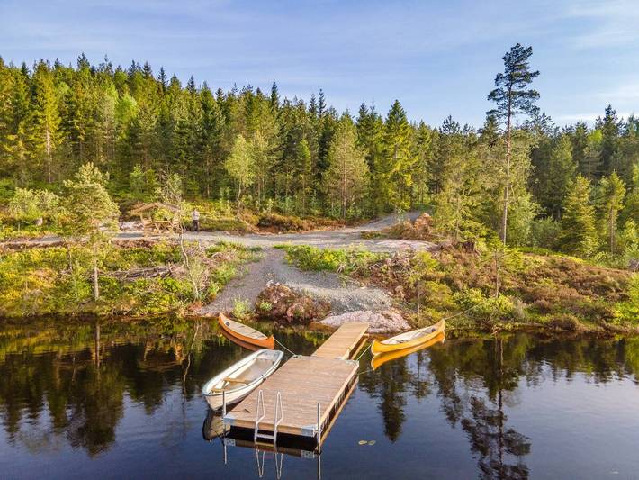 Ferienhaus für 4 Personen, mit Terrasse und Seeblick sowie Garten in Dalsland - 2