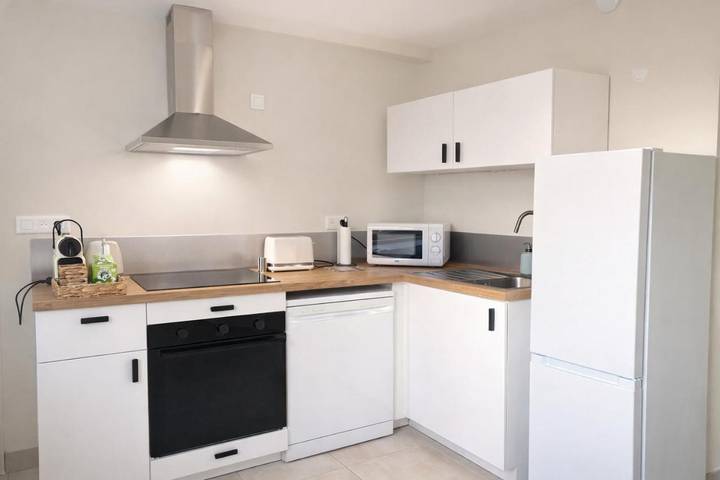 Appartement de vacances pour 4 personnes, avec jardin