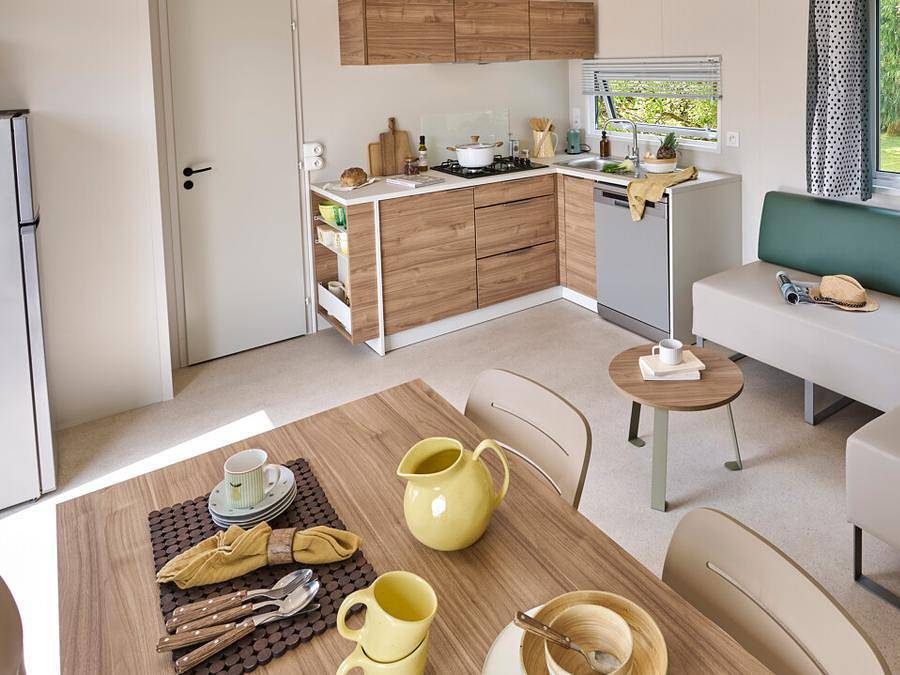 Camping De Kéranterec - Mobilhome 6 personas - Casa rural - Le Six Prestige in La Forêt-Fouesnant, Côte de Cornouaille