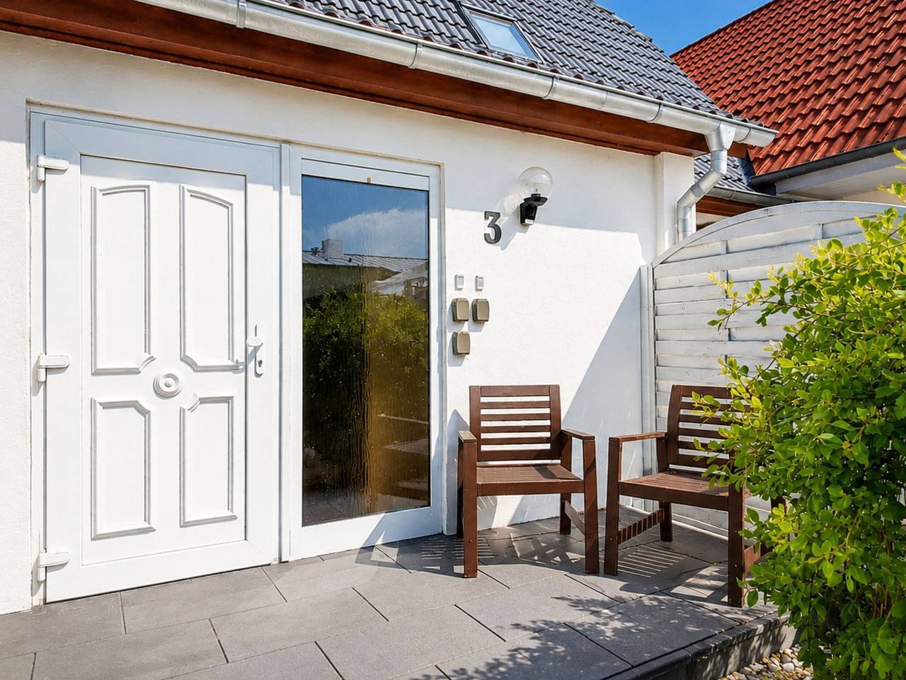Ganze Ferienwohnung, W3 Ferienhaus Ankerplatz in Börgerende - W3(3): Möwennest 2-Raum Fewo (rechts, 30m², 2 Pers.) Og in Börgerende, Börgerende-Rethwisch