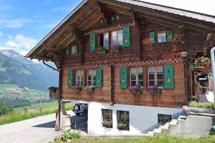 Ferienwohnung für 6 Personen, mit Garten in Frutigen