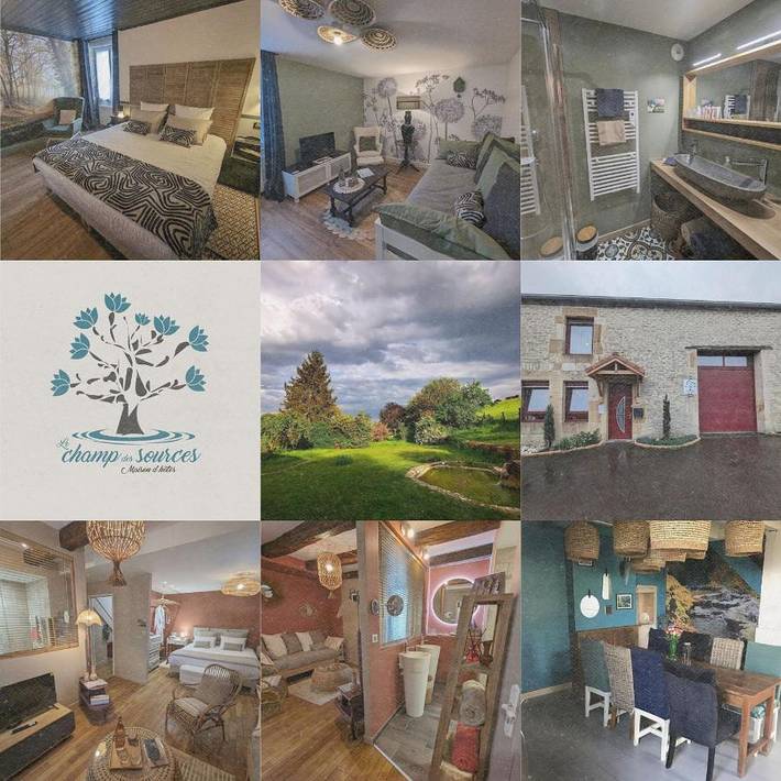 Maison d’hôte pour 4 personnes, avec Terrasse et Jardin ainsi que Vue sur le lac et Vue