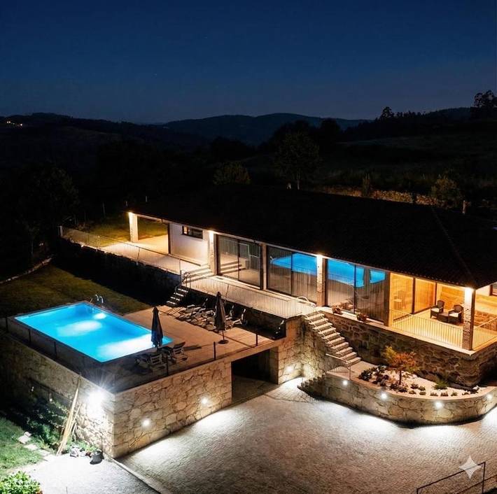 Casa rural para 11 personas, con jardín además de piscina y vistas, Familias con niños en Ponte da Barca - 3