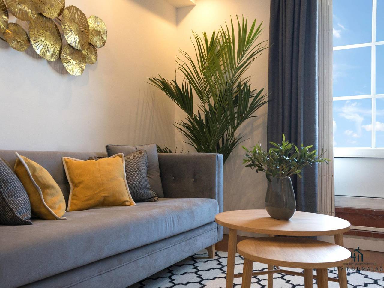 Appartement de vacances entier, Appartement de vacances pour 4 personnes avec vue sur l’océan in Malaga Centro Historico, Malaga