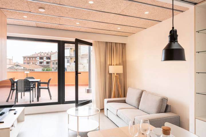 Gîte pour 2 personnes, avec Balcon et Terrasse à Figueras