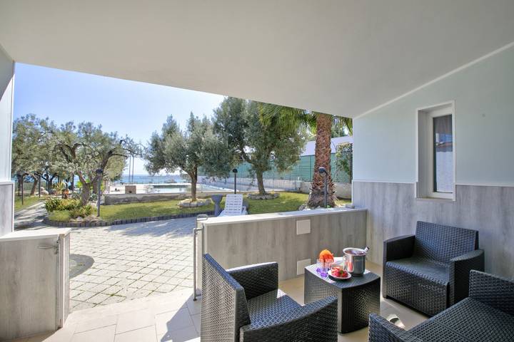 Vakantiewoning voor 4 personen, met terras en zwembad, met huisdier in Gargano