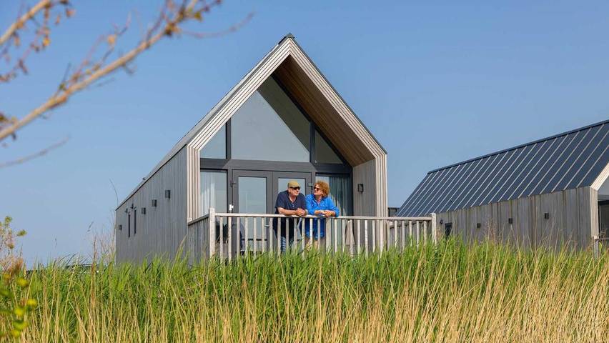 Camping für 6 Personen, mit Ausblick und Terrasse, mit Haustier in Zeeland - 2