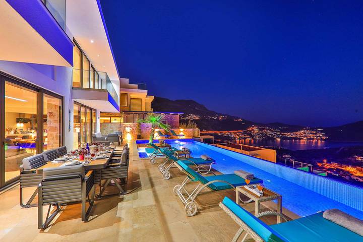 Villa pour 8 personnes, avec balcon à Kalkan - 3