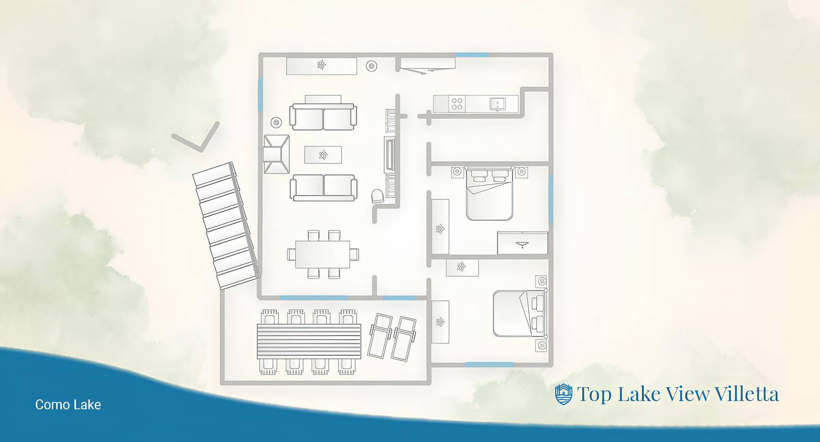 Top Lake View Villetta in Cernobbio, Comer See