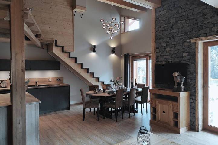 Chalet pour 10 personnes, avec balcon dans Val-Cenis