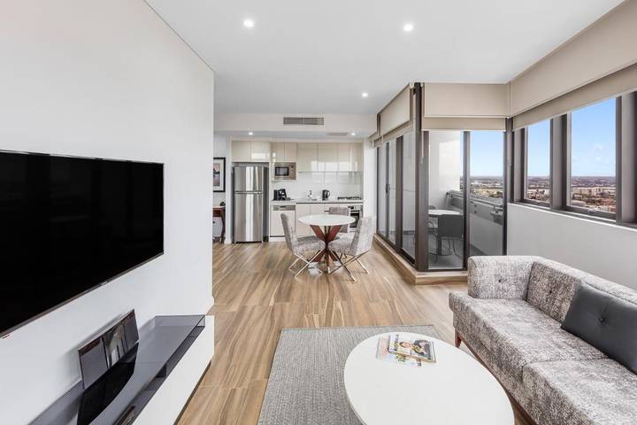 Hotel dla 2 osób, z sauna i jacuzzi oraz balkon i basen w Sydney