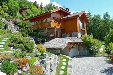 Maison de campagne pour 4 personnes, avec jardin ainsi que balcon et sauna à Passy