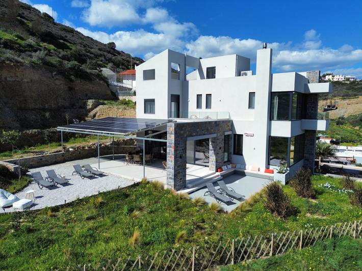 Location de vacances pour 6 personnes, avec jardin et vue sur l’océan dans Agia Pelagia - 2