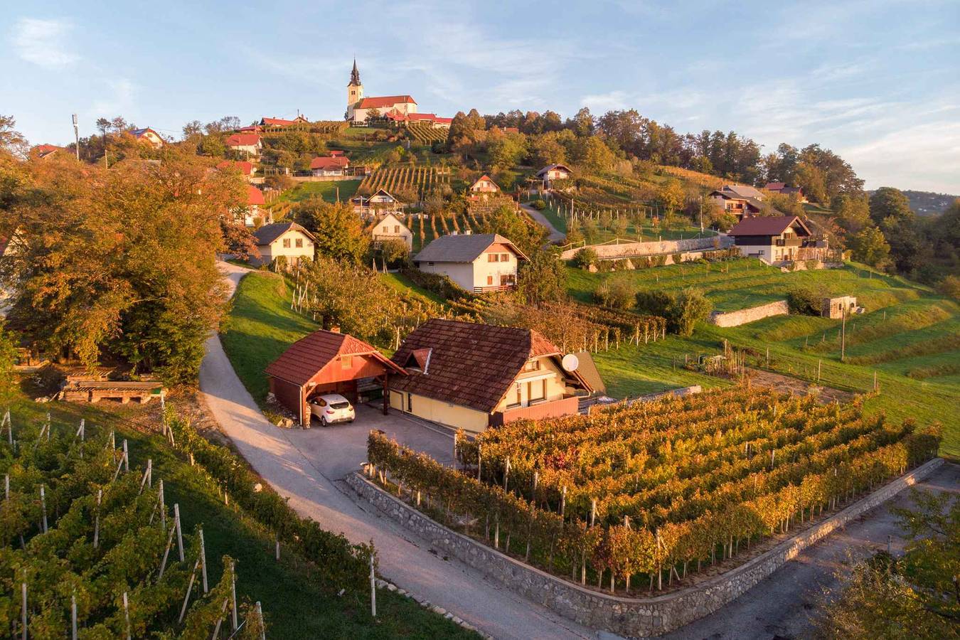 Ferienhaus mit toller Aussicht in Neustadtl, Slowenien