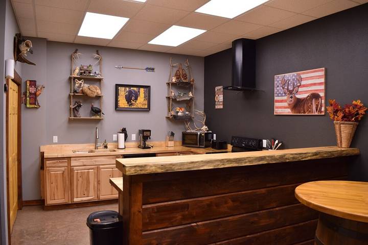 Lodge for 4 people, with yard in Missouri