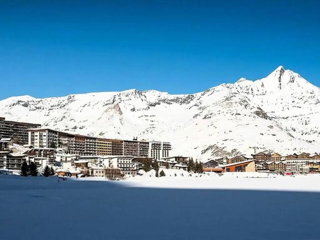 Apartamento entero, 3 estancias Para 8 personas en Tignes, cerca de las pistas y tiendas en la zona del lago. Situado en el cuarto piso de una residencia in Tignes, Massif de la Vanoise