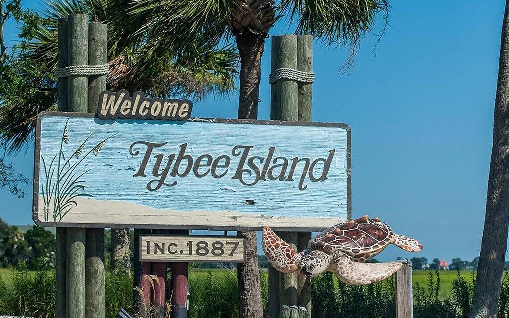 \"Runaway Flip Flops\" Tybee Island in Tybee Island, Chatham County