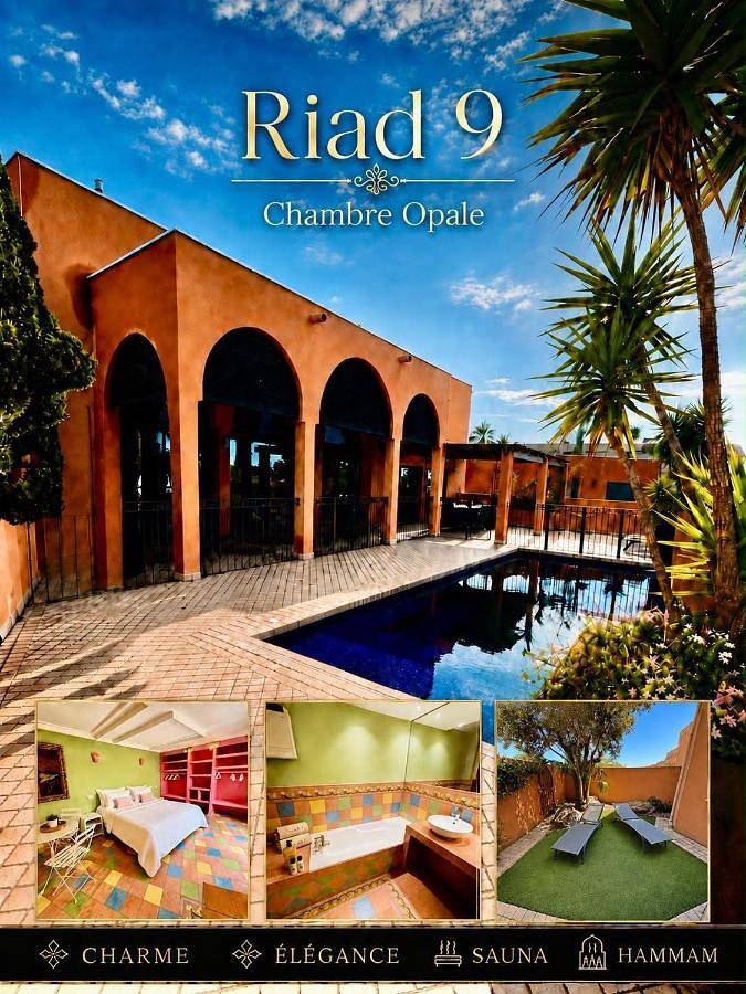 Riad pour 2 personnes, avec Jacuzzi et Terrasse ainsi que Jardin et Piscine