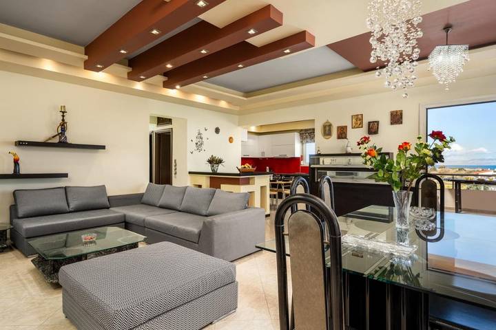 Holiday home for 6 people, with Balcony and Terrace as well as View in Fanes