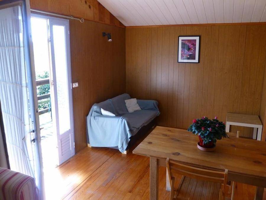Flower Camping Les Terrasses de Dordogne - Chalet 4 personas - Chalet Standard 25m² (1 habitación) - Terraza cubierta 9m² 2/4 personas in Rouffignac-Saint-Cernin-de-Reilhac, Périgord Noir