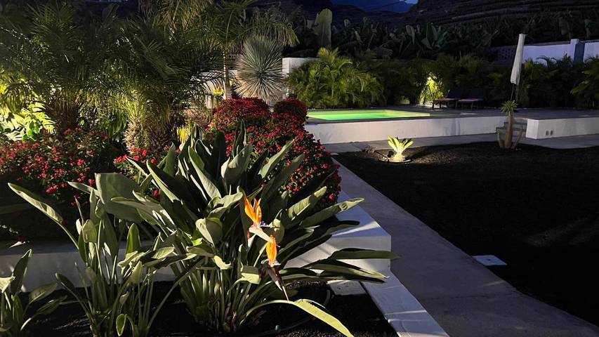 Villa für 4 Personen, mit Ausblick und Pool sowie Garten auf den Kanaren - 2
