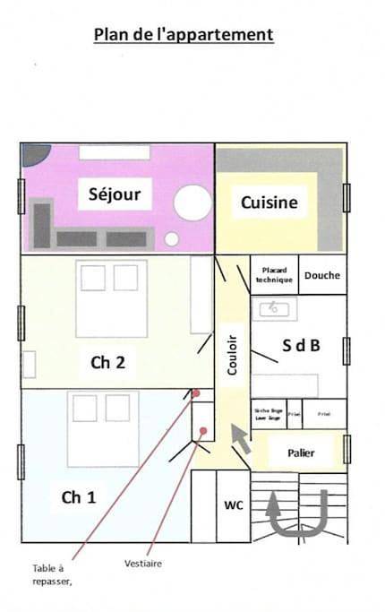 Gîte pour 4 personnes, avec terrasse à Janzé - 2