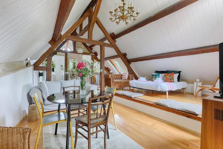 Location de vacances pour 4 personnes, avec terrasse et vue à Chalifert - 2