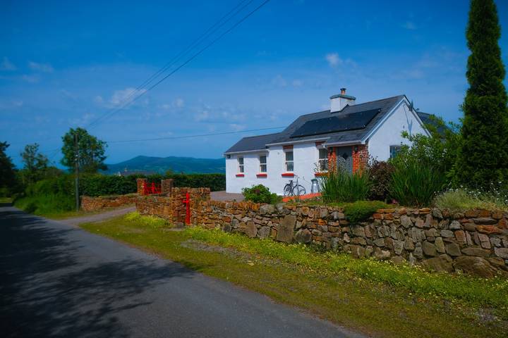 Log cabin for 4 people, with garden and terrace as well as hot tub in Munster