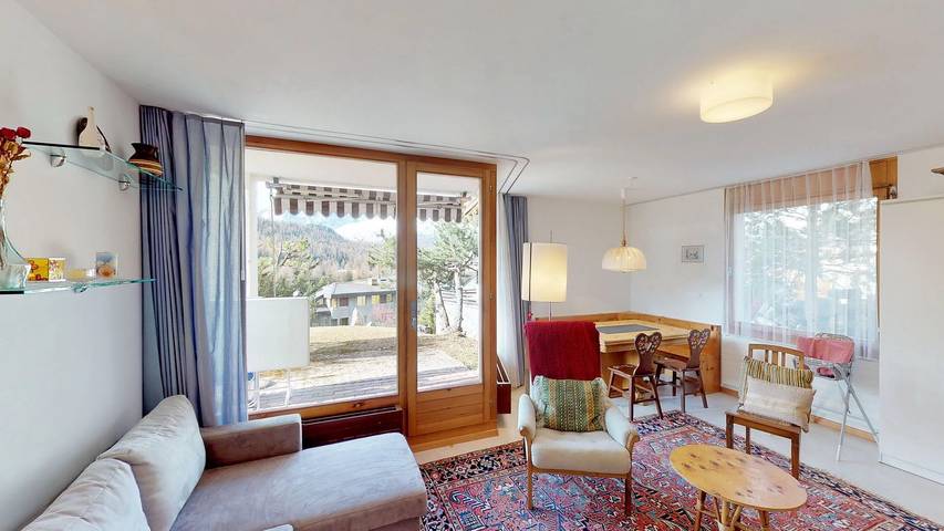 Ferienwohnung für 2 Personen, mit Terrasse und Sauna in Pontresina - 3
