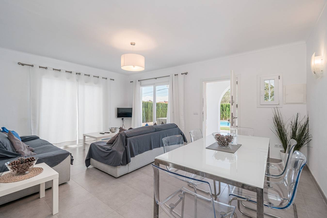 Villa 'Es Raco Sa Rapita' mit Meerblick, privatem Pool und Wlan in S'Estanyol de Migjorn, Llucmajor