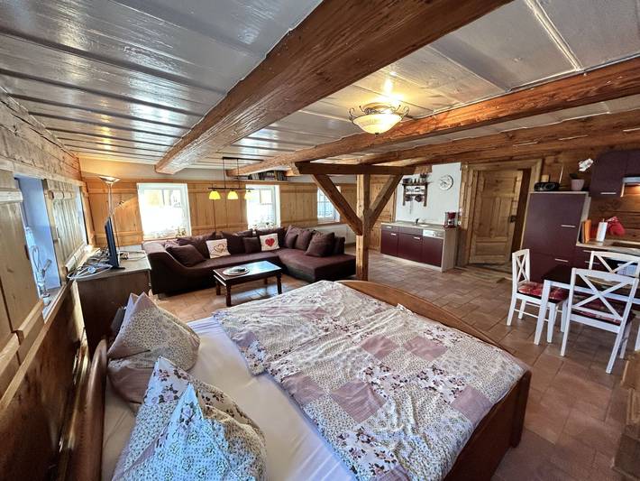 Ferienwohnung für 3 Personen, mit Garten und Terrasse sowie Sauna, mit Haustier in Großschönau - 2