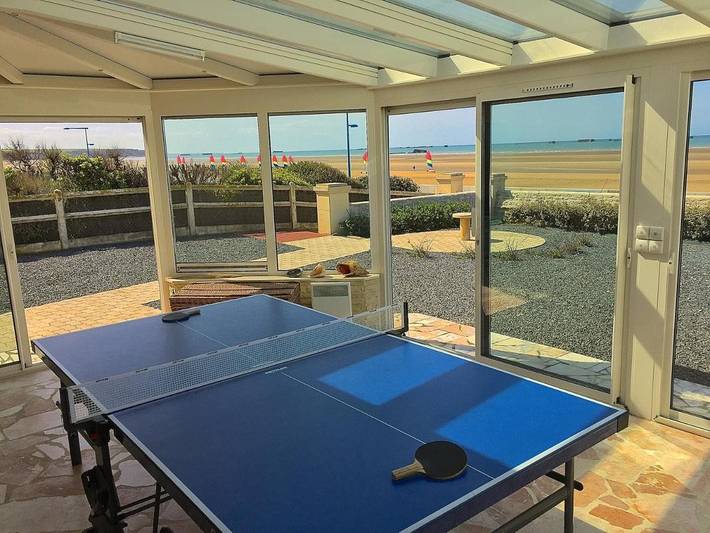 Location de vacances pour 5 personnes, avec Terrasse ainsi que Jardin et Vue à Asnelles