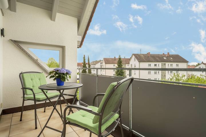 Ferienwohnung für 4 Personen, mit Balkon in Eriskirch - 2