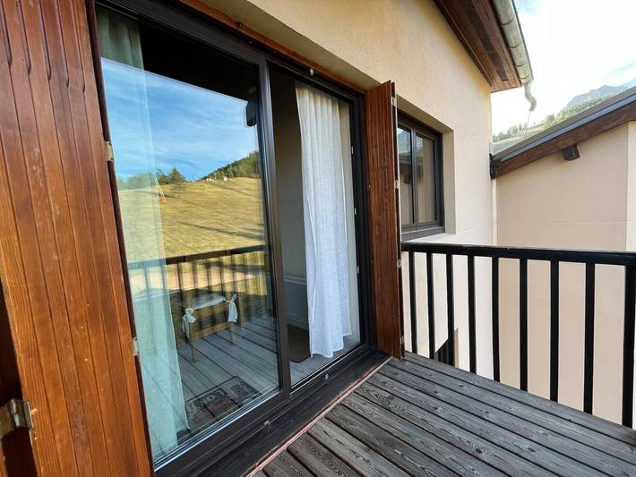 Ganze Wohnung, Duplex T2 Wohnung auf der Piste für 6 Pers mit Skibox in Super-Sauze in Le Sauze, Enchastrayes
