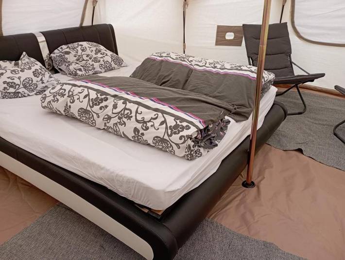 Camping für 2 Personen, mit Terrasse und Ausblick sowie Garten in Flandern - 4