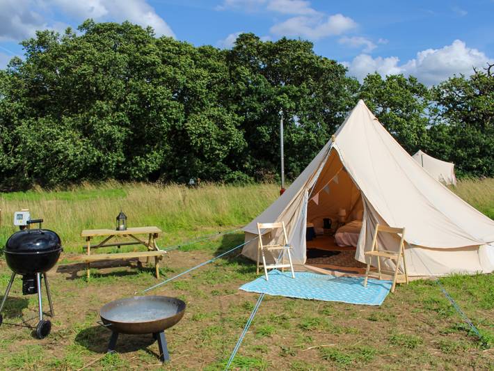 Glamping for 4 people, with pets on the Norfolk Coast