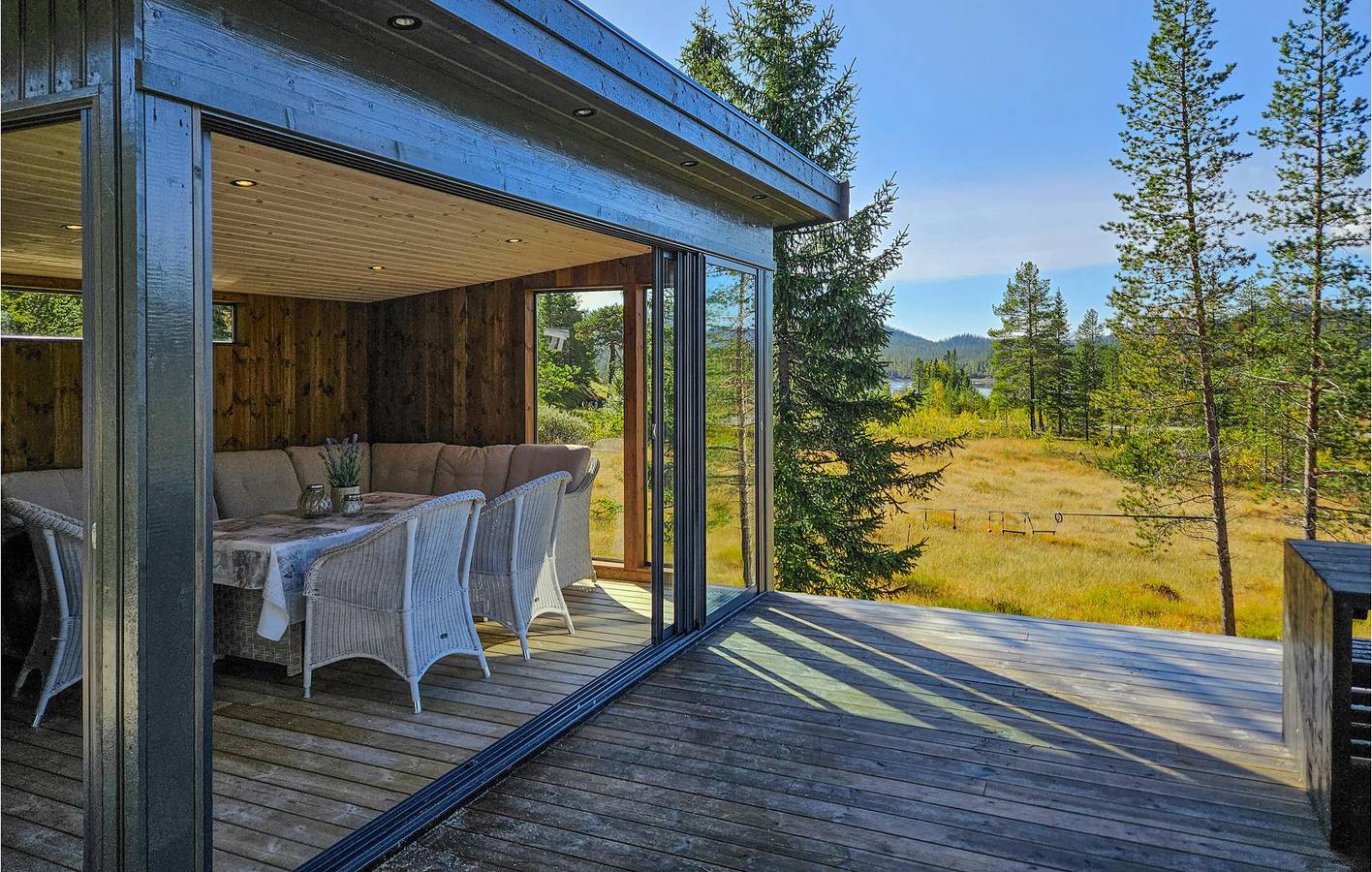 Ferienhaus für 9 Personen mit Terrasse in Hjartdal