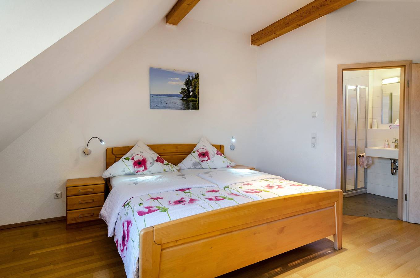 'Zimmer 1' mit Gemeinschaftsgarten und Wlan in Reichenau, Untersee