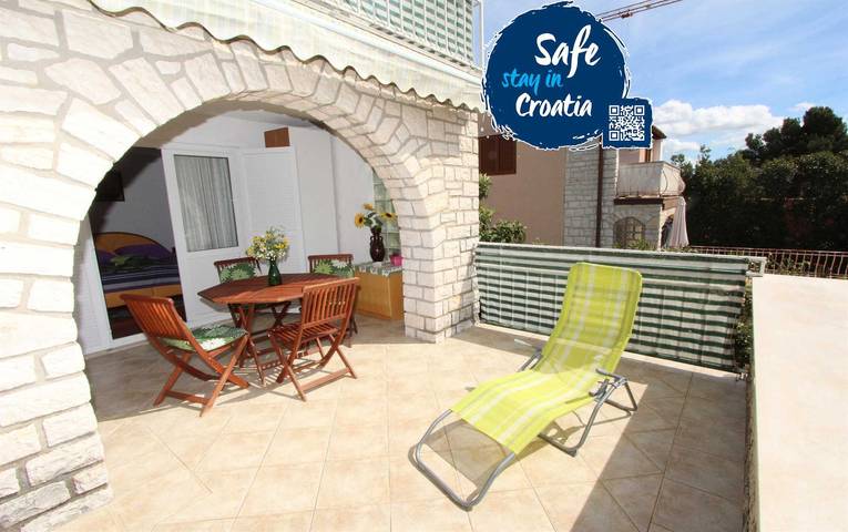 Ferielejlighed for 4 personer, med Balkon og Balkon/Terrasse samt Have i Rovinj