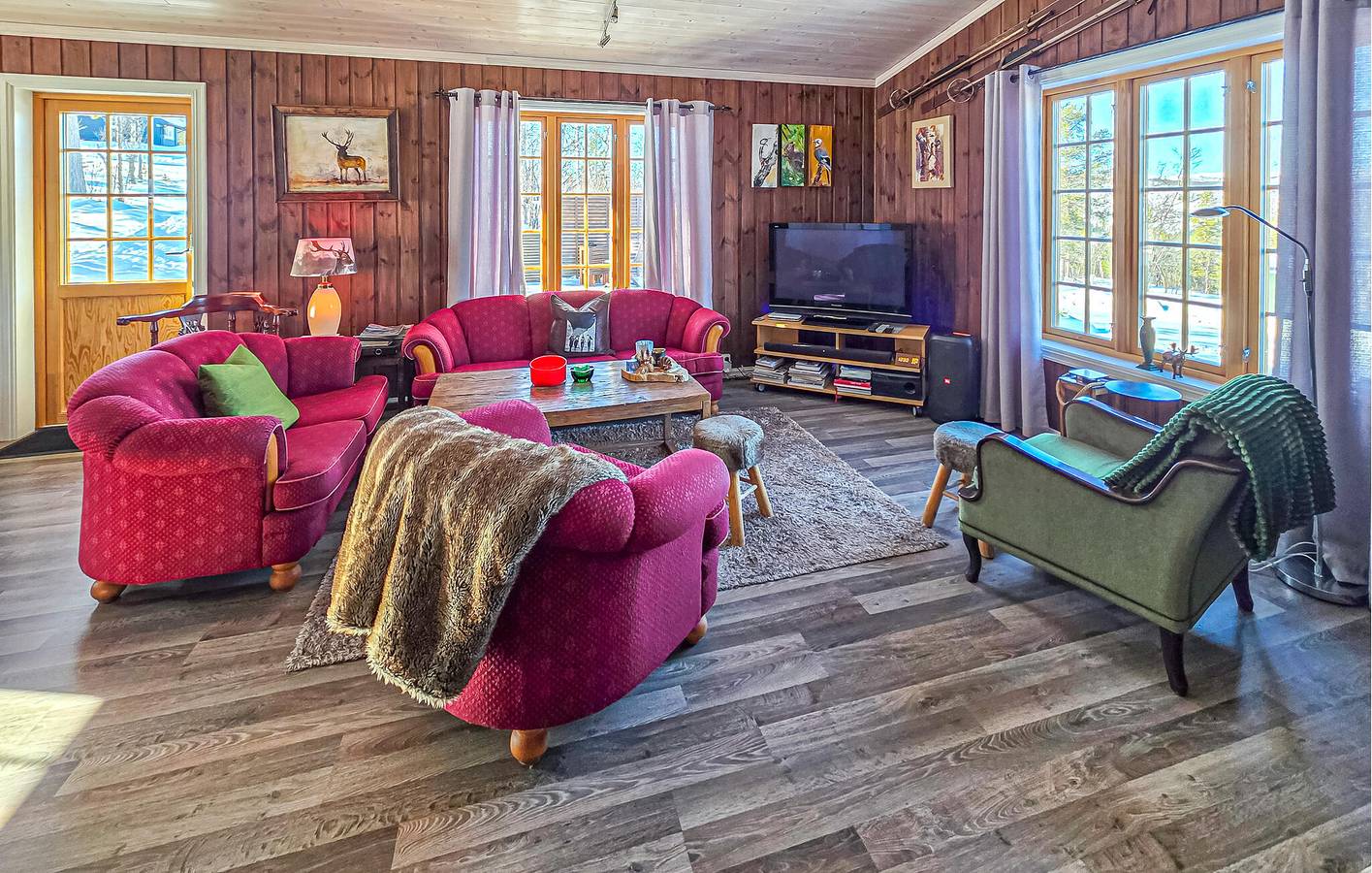 Ferienhaus für 7 Personen mit Terrasse in Hol